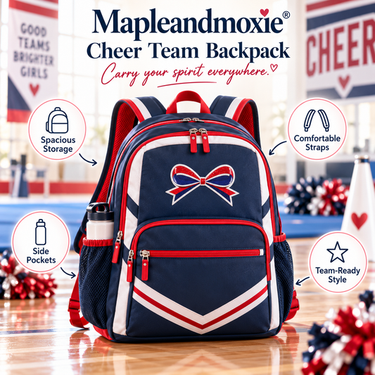 Mapleandmoxie® Cheer Team Backpack