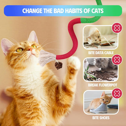 Mresio®🔥😻 Cat Toys Chew Rope & Silvervine Sticks for Bored Indoor Adult Cats