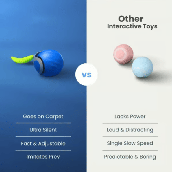 🔥Interactive Electric Rolling Ball with Teasing Tail