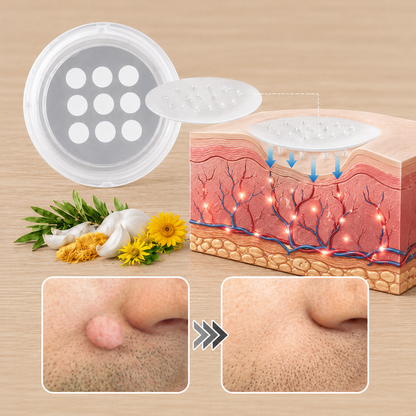 🔥 Curalona®2-in-1 Microneedle & Hydrocolloid Patch🔥| Removes Raised Moles, Acne, Flat Warts & Skin Tags | Helps Improve Wrinkles, Scars & Blemishes | Invisible Patches for Face & Body.