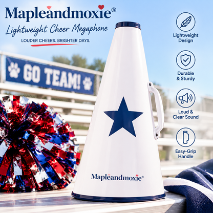Mapleandmoxie® Lightweight Cheer Megaphone