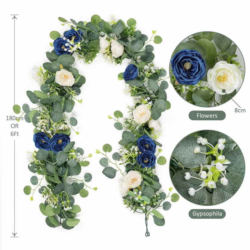 💥Last Day 70% OFF🌼🔥Hot Sale 🌹Artificial Rose Garland Flower Vine