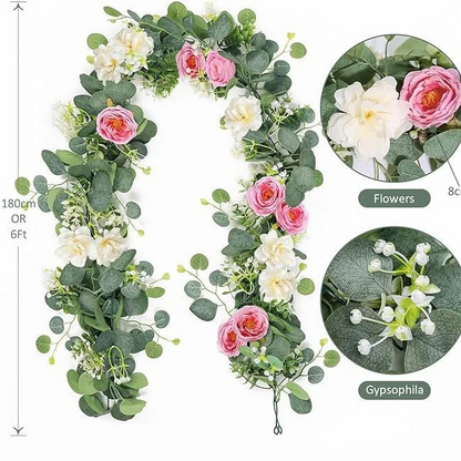 💥Last Day 70% OFF🌼🔥Hot Sale 🌹Artificial Rose Garland Flower Vine
