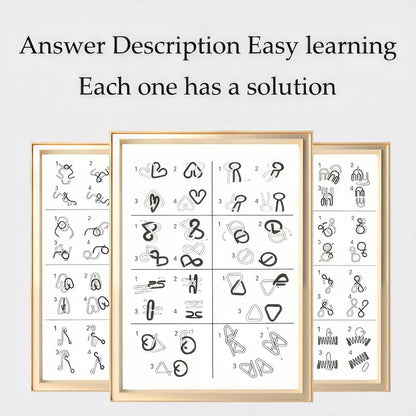 The Best Christmas Gift🎁 Metal Montessori Puzzle Solving